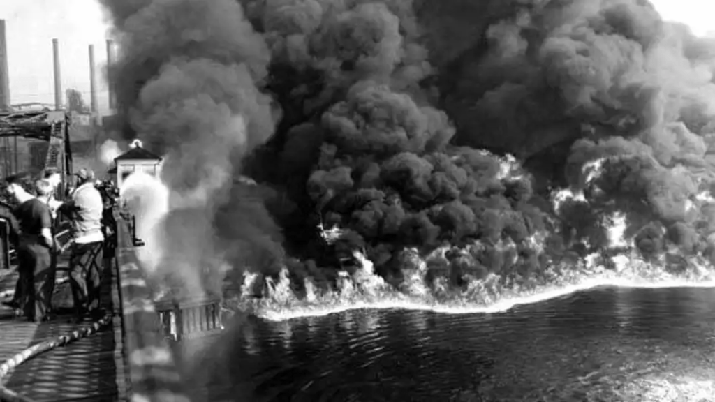 The Cuyahoga river fire of 1969